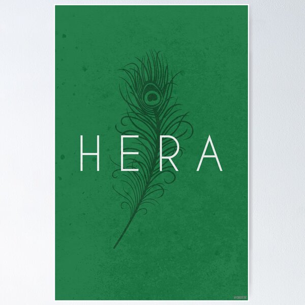 Vista previa del artículo con la obra «HERA - Mitología griega», diseñado y vendido por Hydrogene.