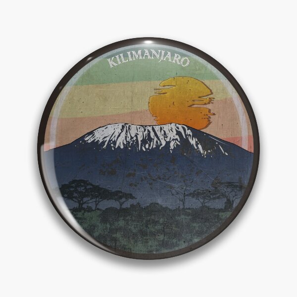 Item preview, Kilimanjaro volcano Ukiyo-e style (black background) designed and sold by Groenendijk.