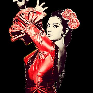 Imagen de la obra Lola Flores Fondo Negro de JmB Folkloricas