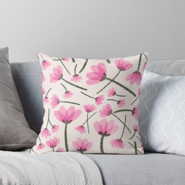 Item preview, Pink Flowers (Seamless Pattern) designed and sold by DesignByJennyyy.