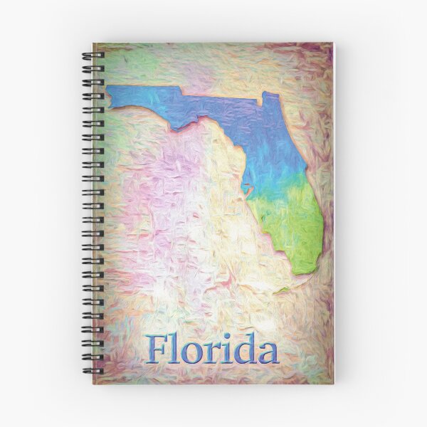 Item preview, Digital Art Map of The State of Florida designed and sold by AlanPhotoArt.