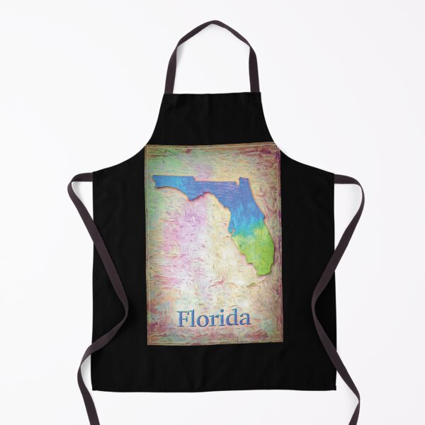 Item preview, Digital Art Map of The State of Florida designed and sold by AlanPhotoArt.