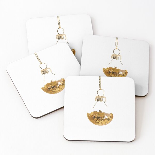 Item preview, Illustration of a Christmas ball with Golden stars. designed and sold by Valeria Kostikova.