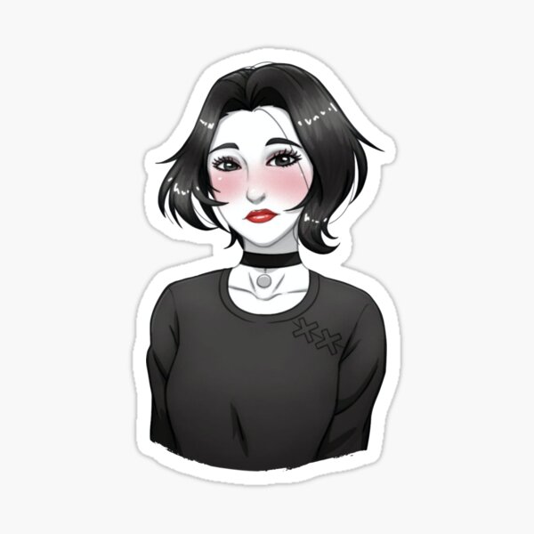 doomer girl - Doomer - Sticker