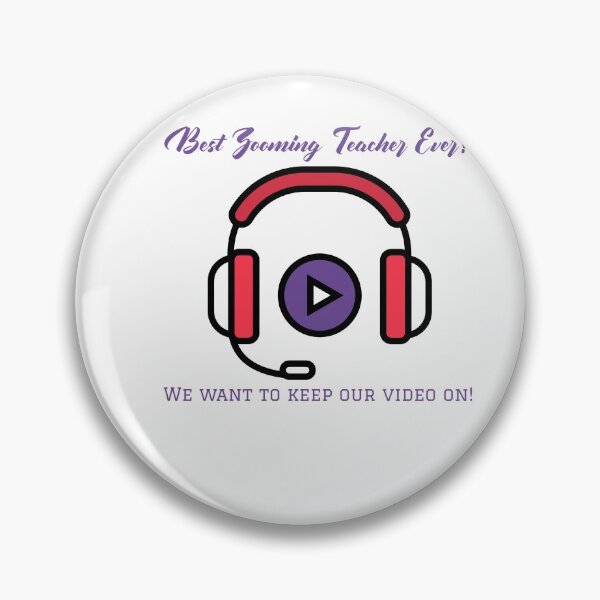 Item preview, Best Zooming Teacher Ever! We want to keep our video on! fun quarantine tshirt,mug and notebook gear designed and sold by GmolahUnlimited.