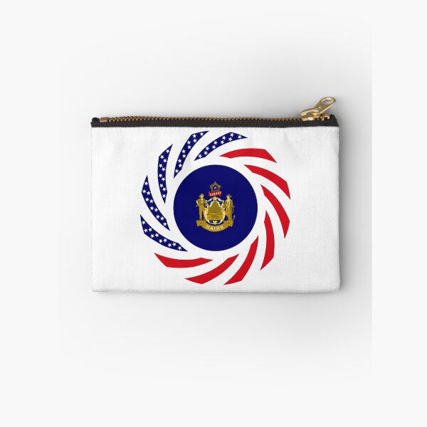 Item preview, Maine Murican Patriot Flag Series 1.0 designed and sold by Carbon-Fibre Media.