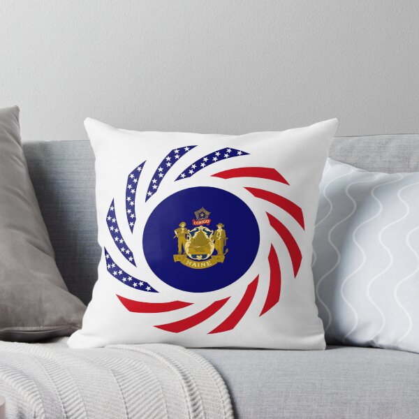 Item preview, Maine Murican Patriot Flag Series 1.0 designed and sold by Carbon-Fibre Media.