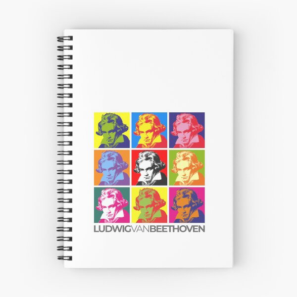 Item preview, Ludwig van Beethoven pop-art portrait poster designed and sold by CMYKStudio.