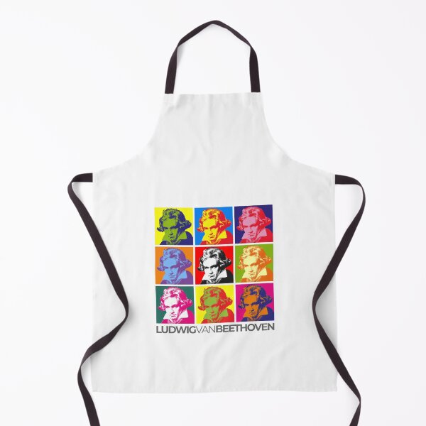 Item preview, Ludwig van Beethoven pop-art portrait poster designed and sold by CMYKStudio.