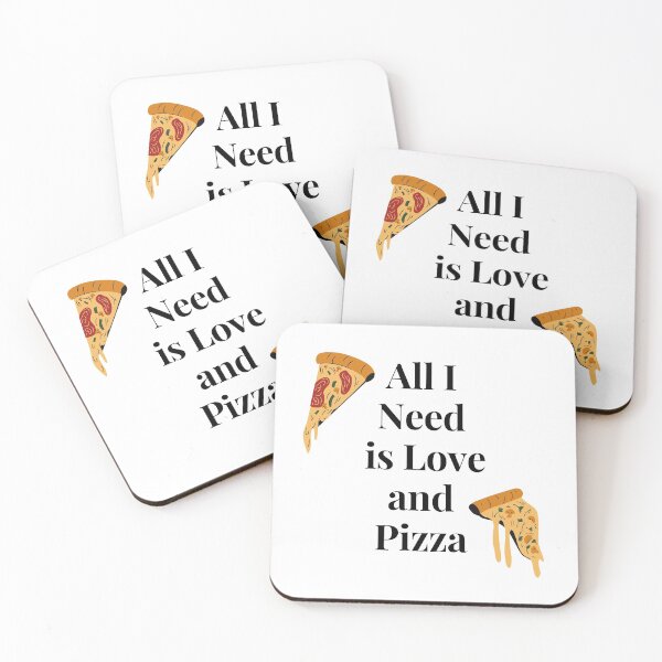 Item preview, All I need is Love and Pizza designed and sold by BohoMoon.