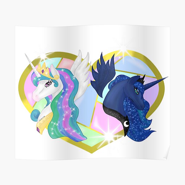 Poster Prinzessin Celestia Redbubble