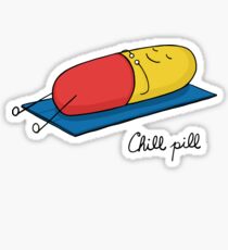 Chill Pill Stickers | Redbubble