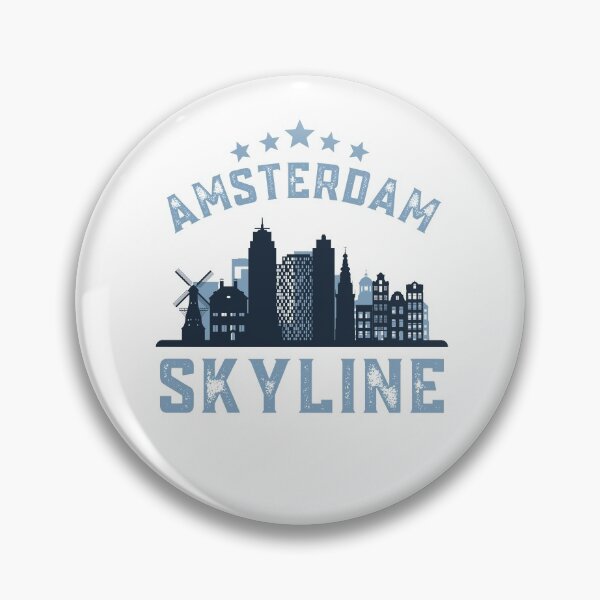 Artikelvorschau, Amsterdam Skyline Stadt Amsterdam Niederlande entworfen und verkauft von OneTimeEngineer.