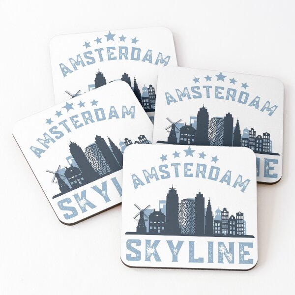 Item preview, Horizonte de la ciudad de Amsterdam Amsterdam Países Bajos designed and sold by OneTimeEngineer.