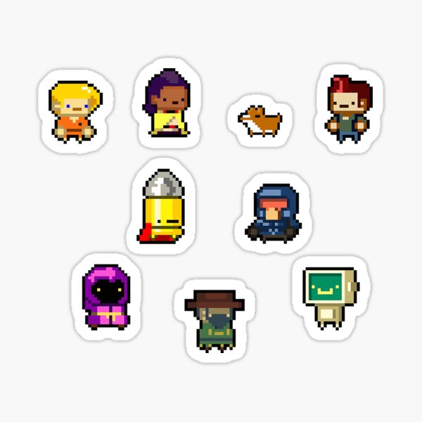 Enter The Gungeon Stickers Redbubble