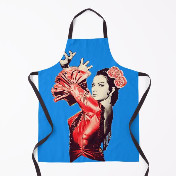 Vista previa del artículo con la obra «Lola Flores Fondo Azul», diseñado y vendido por JmB Folkloricas.