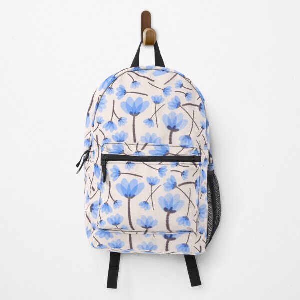 Item preview, Blue Flowers (Seamless Pattern) designed and sold by DesignByJennyyy.