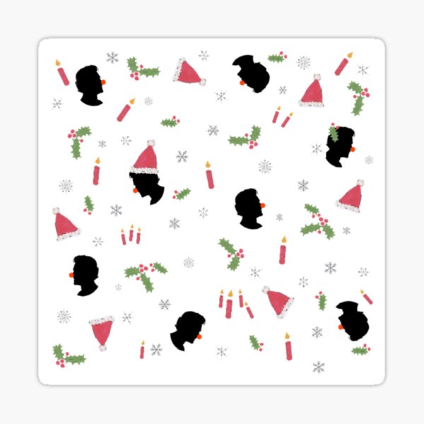Whimsical RA Christmas Sticker