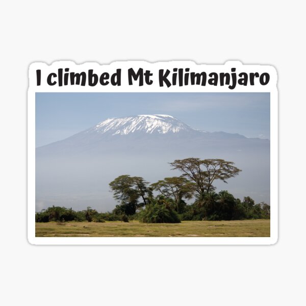 Item preview, I climbed Mt Kilimanjaro designed and sold by Nicomaja.