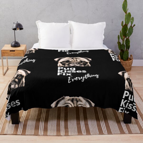 Item preview, Pug lovers, pug Kisses Fix Everything designed and sold by Collagedream.