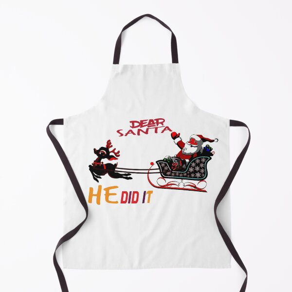 Item preview, dear santa he did it ; funny gift christmas designed and sold by josef95.