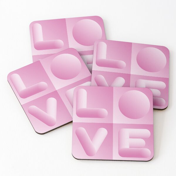 Item preview, Pink LOVE bubbles designed and sold by acidmit.