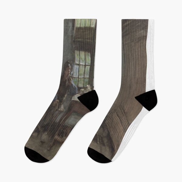 Item preview, Larens binnenhuis-Anton Mauve designed and sold by LexBauer.