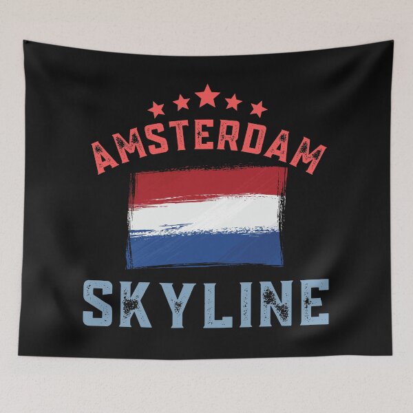 Artikelvorschau, Amsterdam Skyline Stadt Amsterdam Niederlande entworfen und verkauft von OneTimeEngineer.