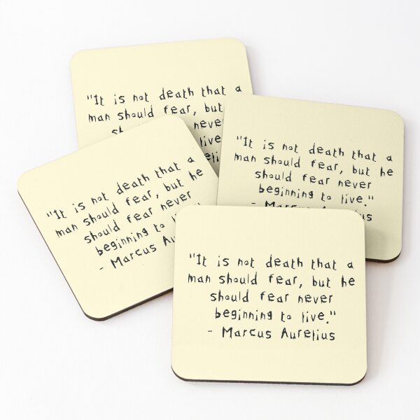 Item preview, Marcus Aurelius Stoic Quote designed and sold by MOST FIRE DESIGNS.