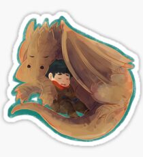 Merlin - A boy and his dragon Sticker