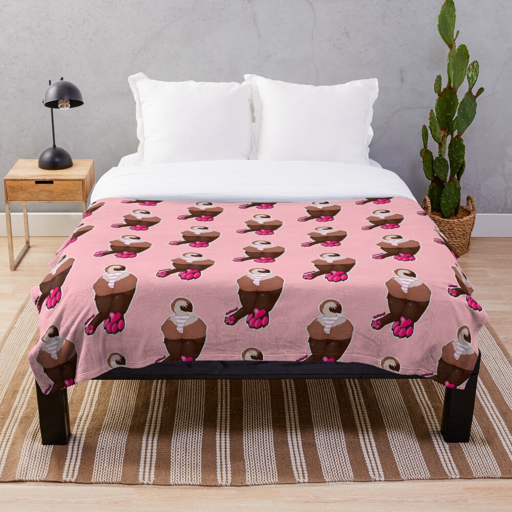 Item preview, Throw Blanket designed and sold by lewdshibe.