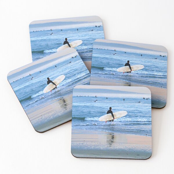 Item preview, Surfer Running To Catch Waves designed and sold by KATKattalestv.