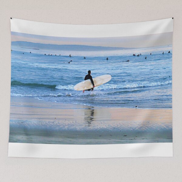 Item preview, Surfer Running To Catch Waves designed and sold by KATKattalestv.