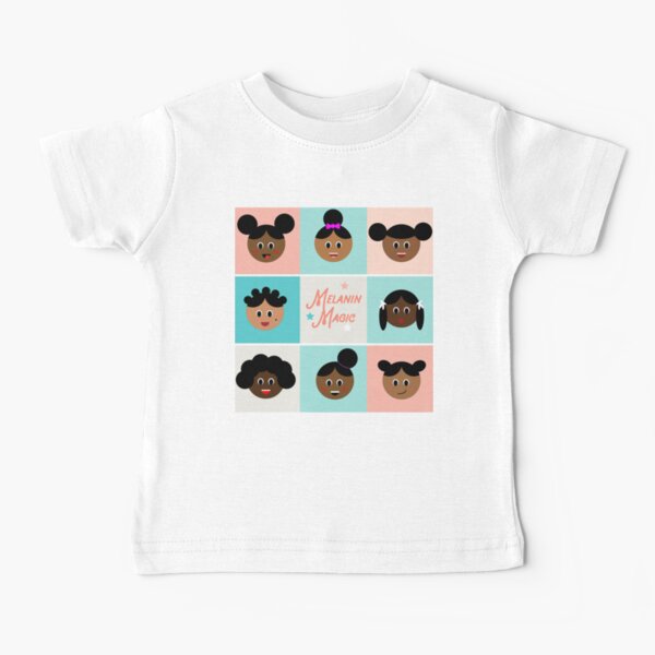 Item preview, Melanin Magic Afro Puff Black Girls Kids designed and sold by blackartmatters.