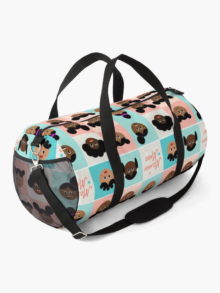 Alternate view of Melanin Magic Afro Puff Black Girls Kids Duffle Bag