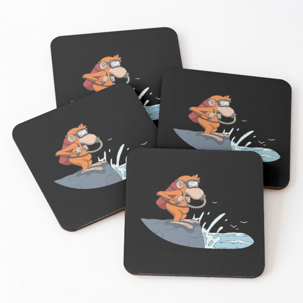 Item preview, Monkey diver jumps from rock designed and sold by Monkey Ful.