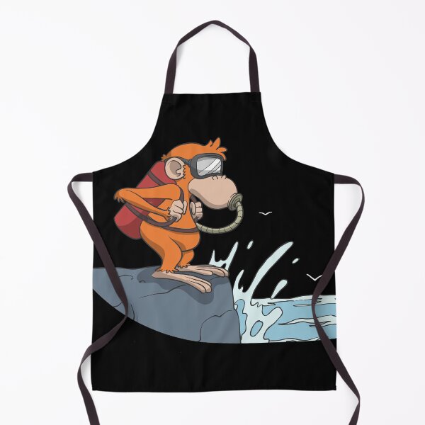 Item preview, Monkey diver jumps from rock designed and sold by Monkey Ful.