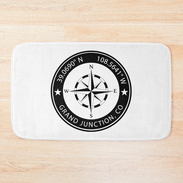 Item preview, Grand Junction, Colorado Geographical Coordinates designed and sold by TeeOhGraphics.