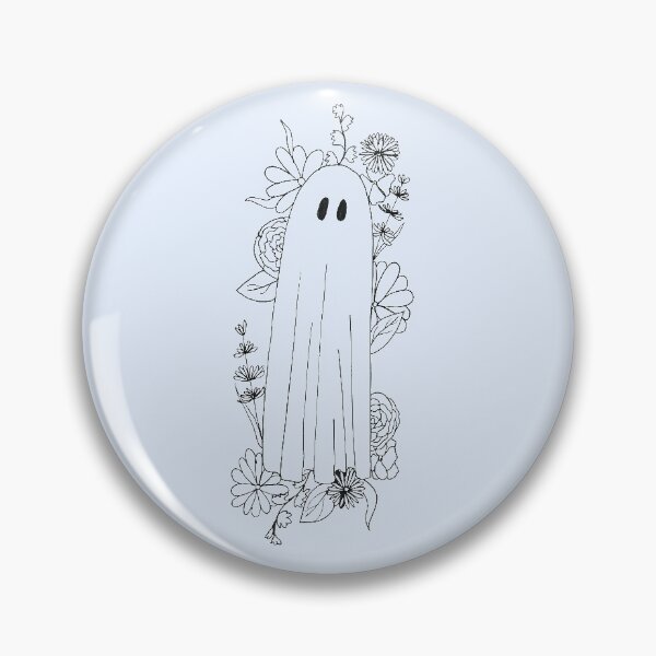 Item preview, ghost in flowers designed and sold by meg-palmer.
