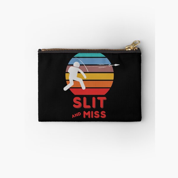 Item preview, Knife Throwing Funny Knife Throw Slit And Miss Hit Pun Retro designed and sold by trendo.