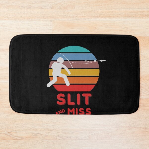 Item preview, Knife Throwing Funny Knife Throw Slit And Miss Hit Pun Retro designed and sold by trendo.