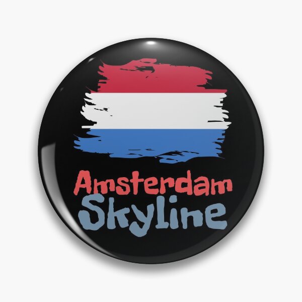 Artikelvorschau, Amsterdam Skyline Stadt Amsterdam Niederlande entworfen und verkauft von OneTimeEngineer.