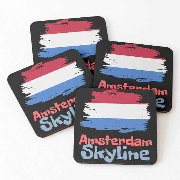 Item preview, Amsterdam Skyline city Amsterdam Netherlands designed and sold by OneTimeEngineer.