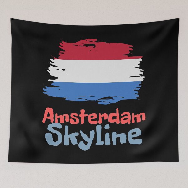 Item preview, Amsterdam Skyline city Amsterdam Netherlands designed and sold by OneTimeEngineer.