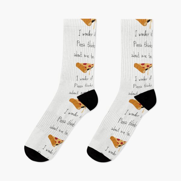 Item preview, I wonder if Pizza thinks about me too  designed and sold by BohoMoon.