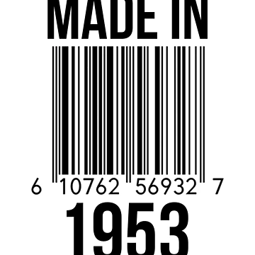 Artwork thumbnail, Made In 1953 by RandomStuffShop