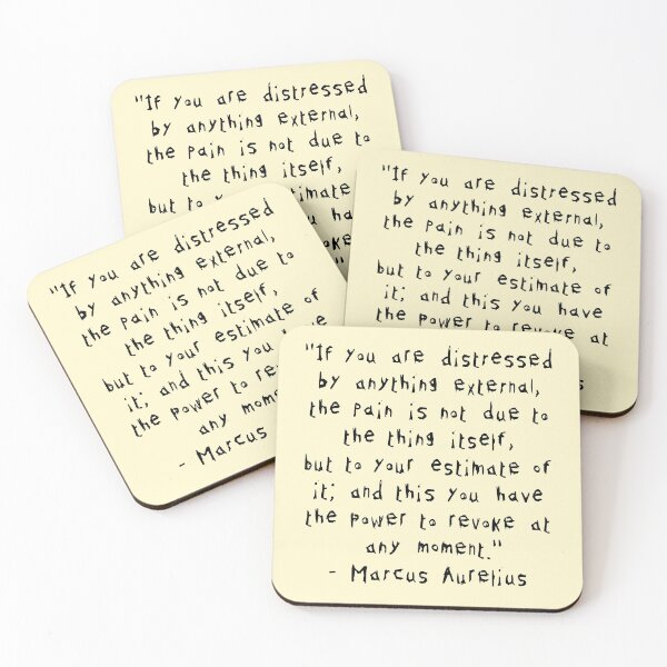 Item preview, Marcus Aurelius Stoic Quote designed and sold by MOST FIRE DESIGNS.