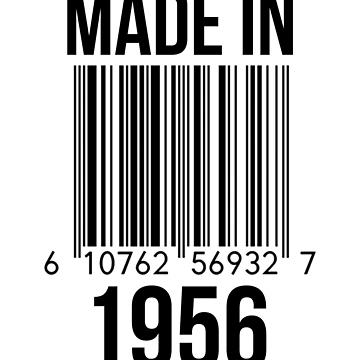 Artwork thumbnail, Made In 1956 by RandomStuffShop