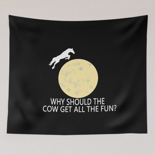 Item preview, THE HORSE JUMPED OVER THE MOON designed and sold by onemoormove.