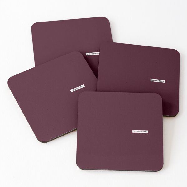 Item preview, Plain Burgundy One Solid Colour designed and sold by PPPatternedness.